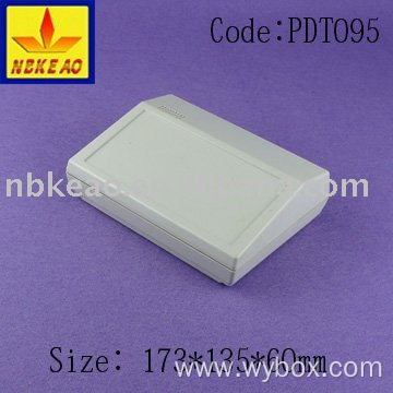 Desk top enclosure abs plastic enclosures manufacturers cnc circuit box Bench type instrument box PDT095 with size 173*135*60 mm